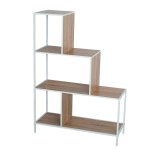 Hylder Versa Hvid PVC Metal Tr MDF 30 x 112,4 x 80 cm #1