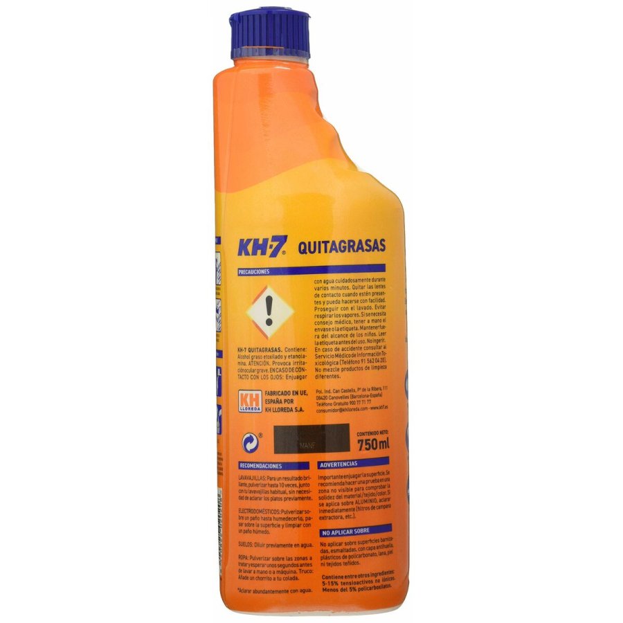Affedtningsmiddel KH7 750 ml MULTIFUNKTIONEL Udskifter #5