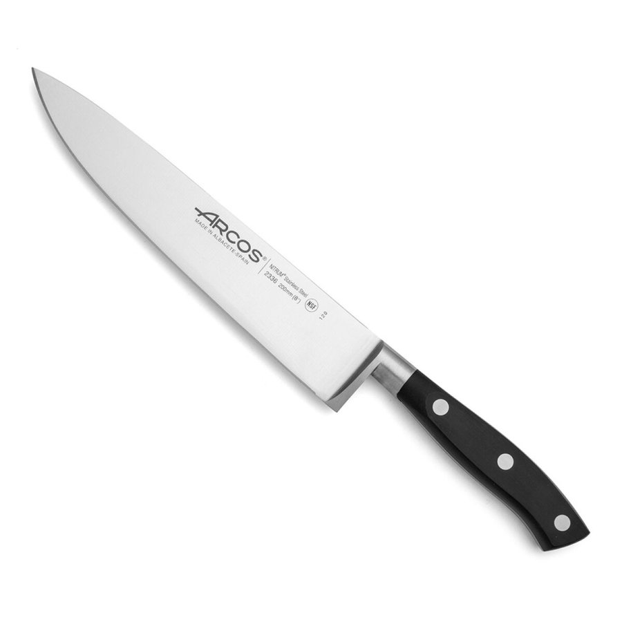 Kkkenkniv Arcos serie riviera Sort Stl 20 cm #1