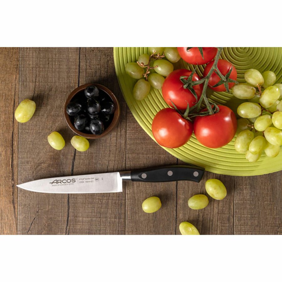 Kkkenkniv Arcos serie riviera Sort Stl 15 cm 6