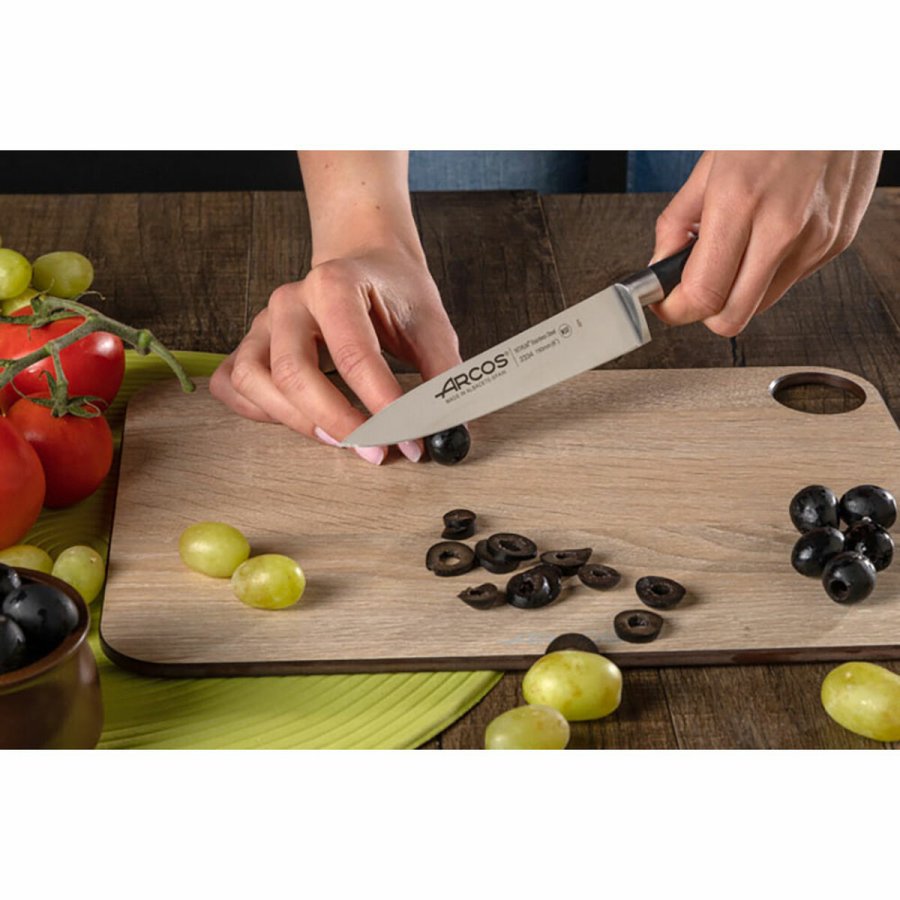 Kkkenkniv Arcos serie riviera Sort Stl 15 cm 6