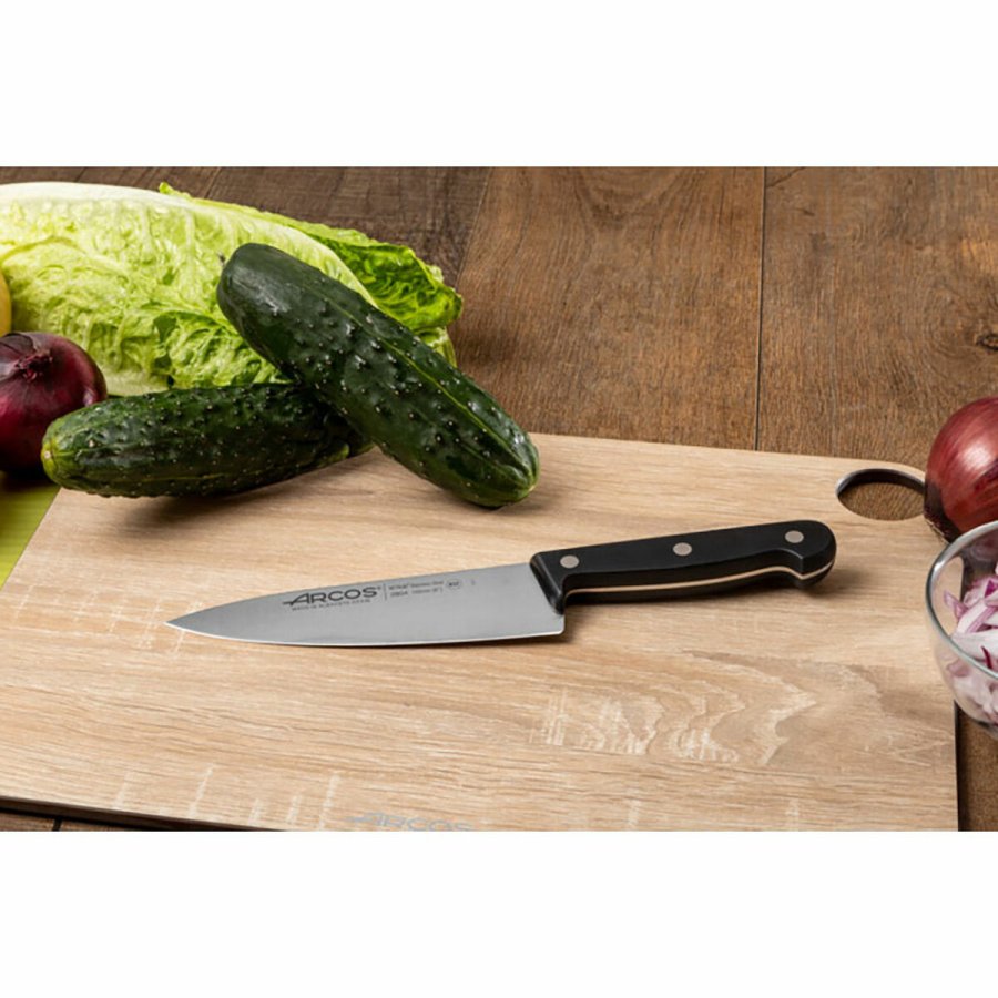 Kkkenkniv Arcos serie universal Sort Stl 15,5 cm 6