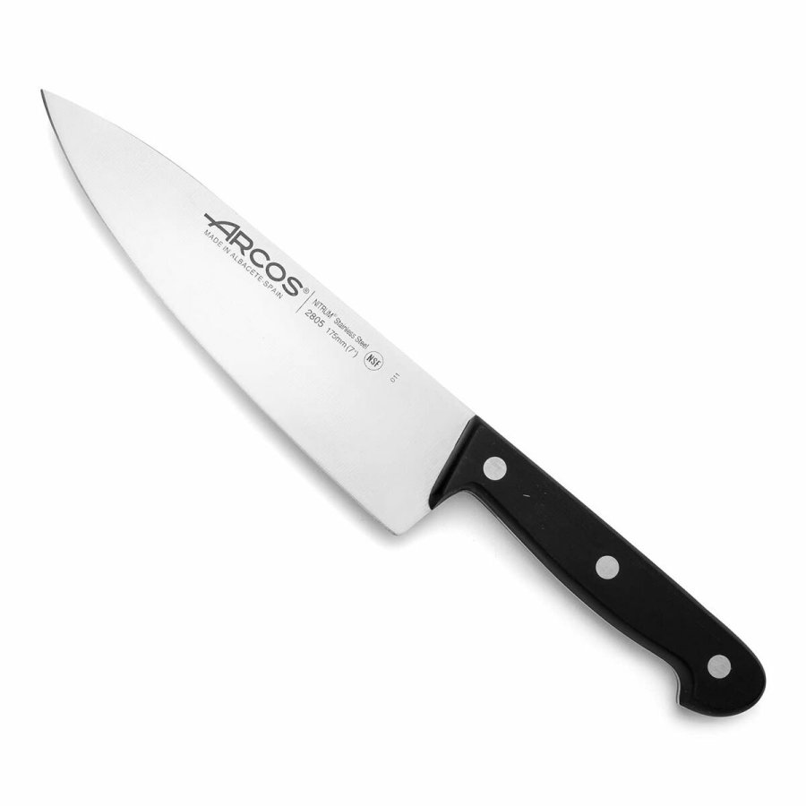 Kkkenkniv Arcos 17,5 cm Sort #1