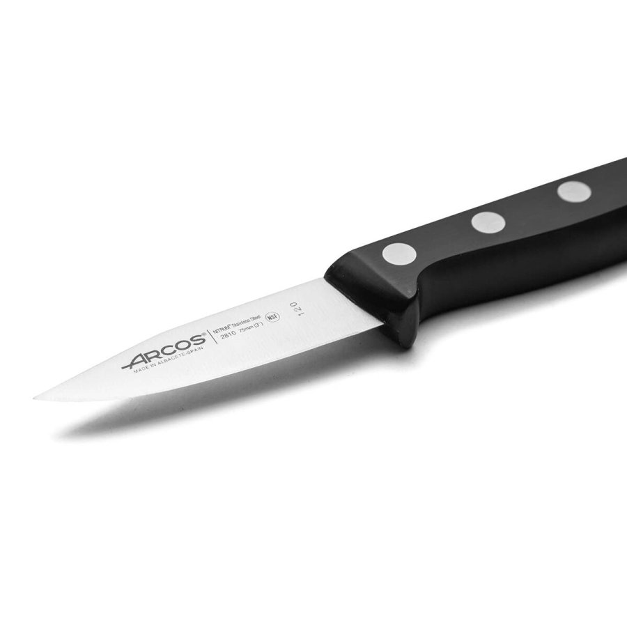 Skrllekniv Arcos Universal Rustfrit stl Sort 7,5 cm #2