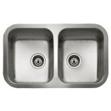 Vask med to rum Teka inox bajo encimera #1