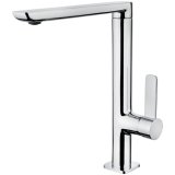 Hane med blandingsbatteri Teka FO 915 S�lvfarvet Metal #1