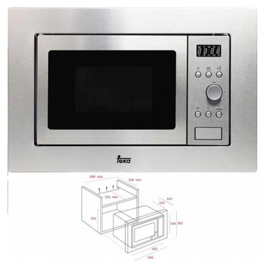 Indbygget mikroblgeovn med grill Teka MWE204FI 20 L 800W Stl 800 W 20 L #1