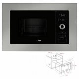 Indbygget mikroblgeovn med grill Teka MWE 225 FI 20 L 800W Stl 800 W 20 L #1