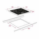 Plade i glaskeramik Teka TB 6415 60 cm 6300 W #5