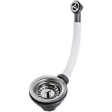 Vaskeventil med fleksibelt overl�b Teka 61001302 S�lv Rustfrit st�l #2