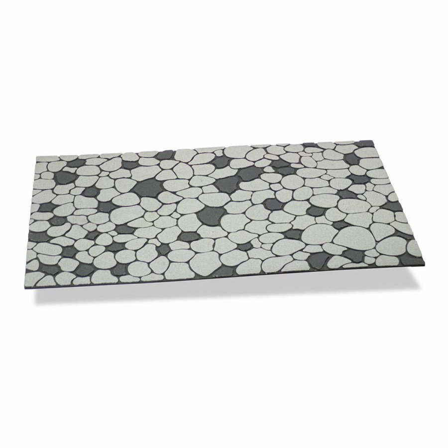 Drmtte Hidalgo Gr Perlegr Gummi 45 x 75 cm 75 x 45 x 0,5 cm Sten #1
