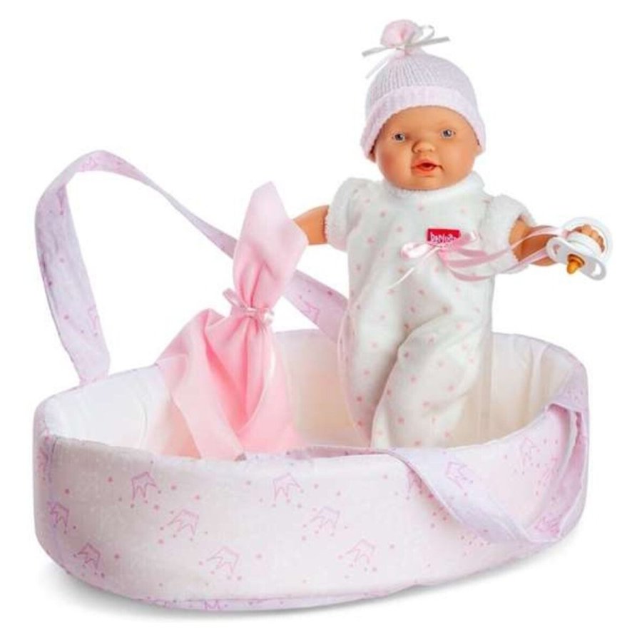 Baby Dukke Berjuan 351 Kurv Pink 28 cm (28 cm) #1