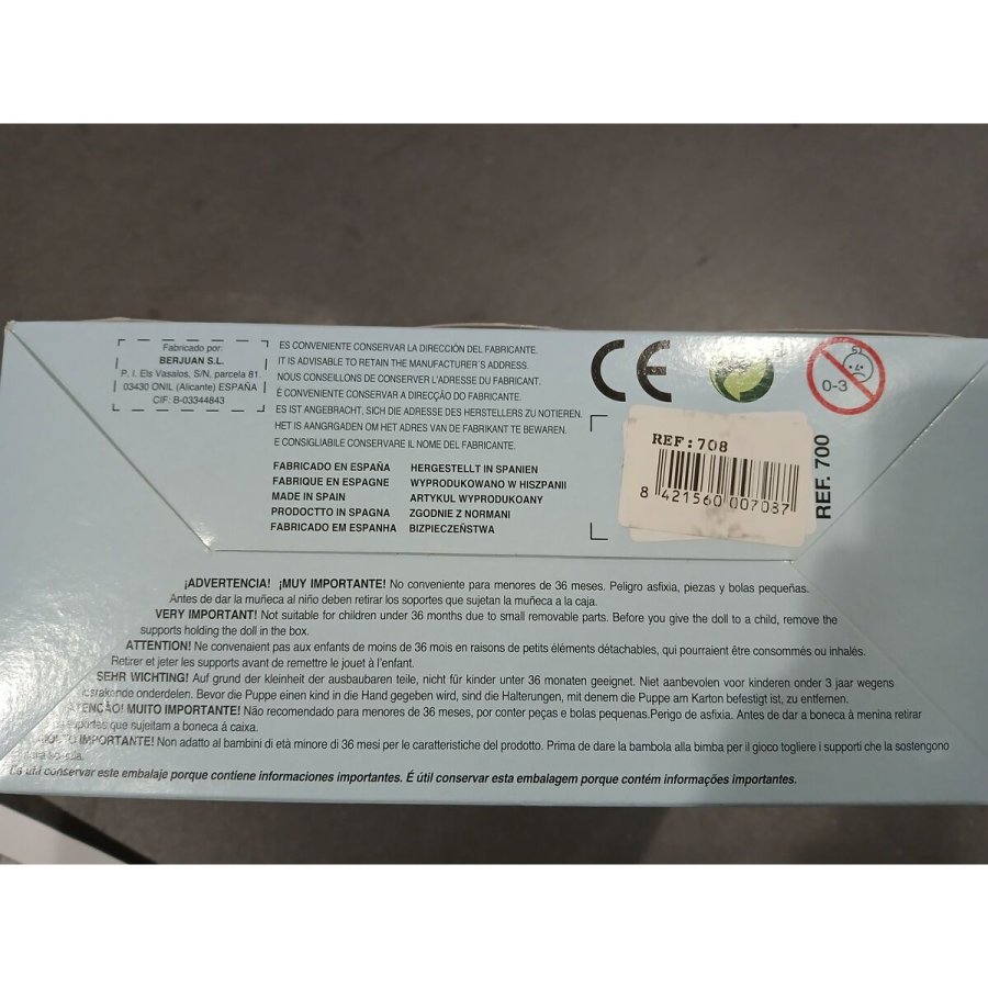 Baby dukke Berjuan 707 20cm (20 cm) #7