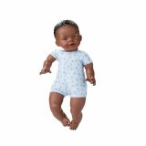 Baby dukke Berjuan Newborn Afrikansk kvinde 45 cm #1