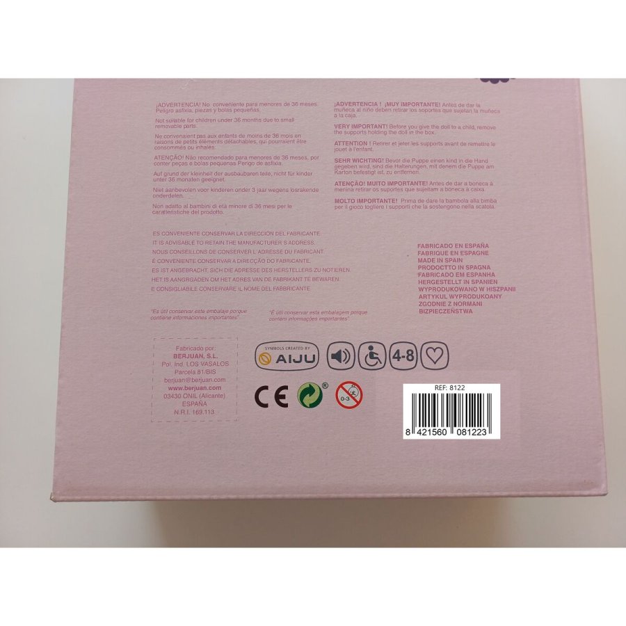 Genfdte dukker Berjuan 8122-24 45 cm #3