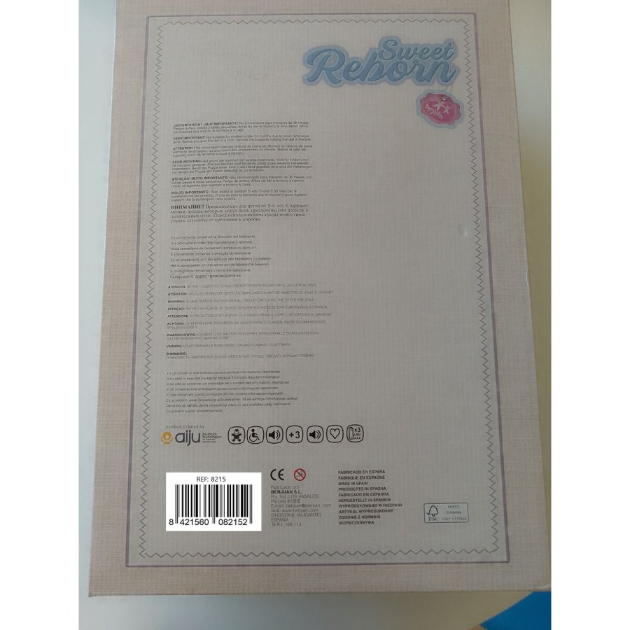 Genfdte dukker Berjuan 8215-24 50 cm #2