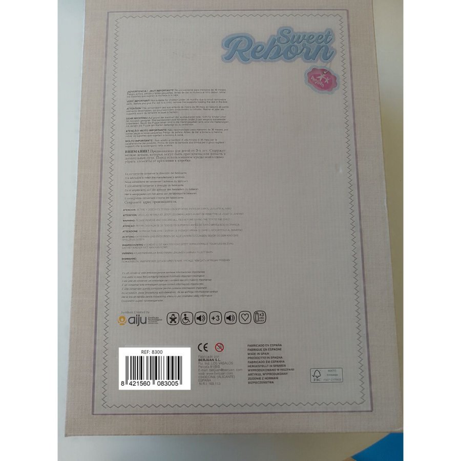 Genfdte dukker Berjuan 8300-24 50 cm #2