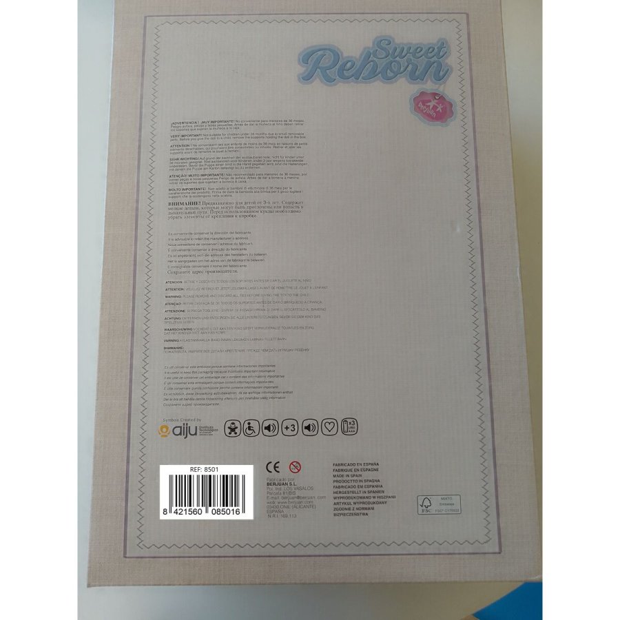 Genfdte dukker Berjuan 8501-24 50 cm #2