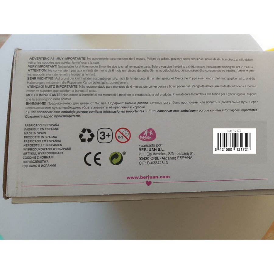 Genfdte dukker Berjuan 12172-24 45 cm #3