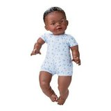 Baby dukke Berjuan Newborn Afrikansk kvinde 45 cm (45 cm) #1