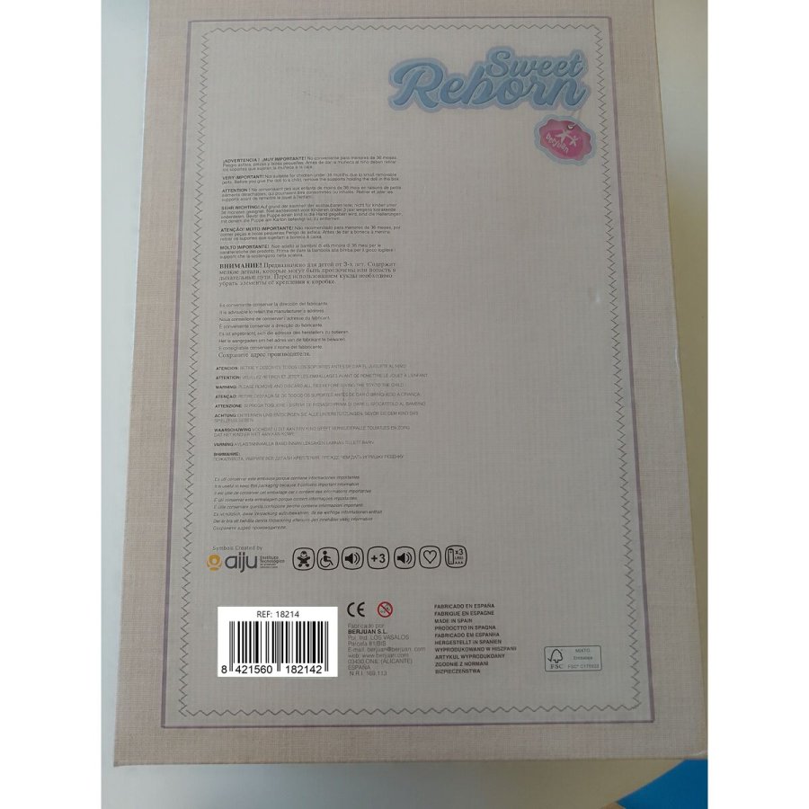 Genfdte dukker Berjuan 18214-24 50 cm #4