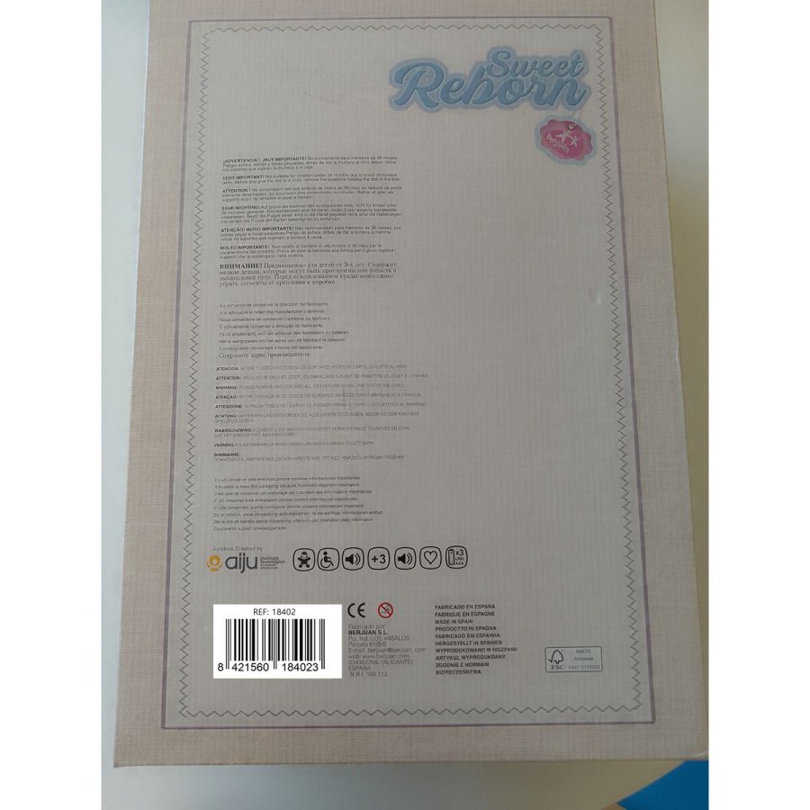 Genfdte dukker Berjuan 18402-24 50 cm #4