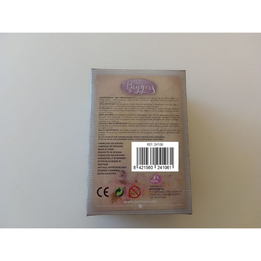 Baby dukke Berjuan 24106-24 14 cm #2