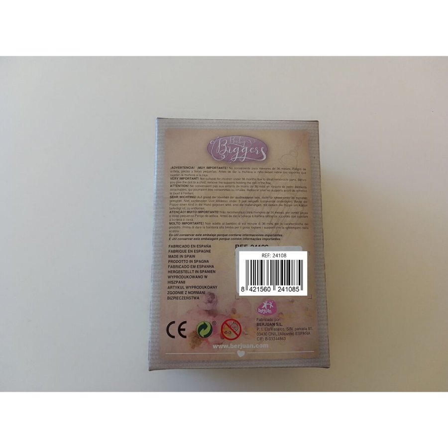 Baby dukke Berjuan 24108-24 14 cm #2