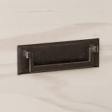 Natbord Alexandra House Living Hvid Metal Fyr 43 x 50 x 32 cm 2 skuffer #29