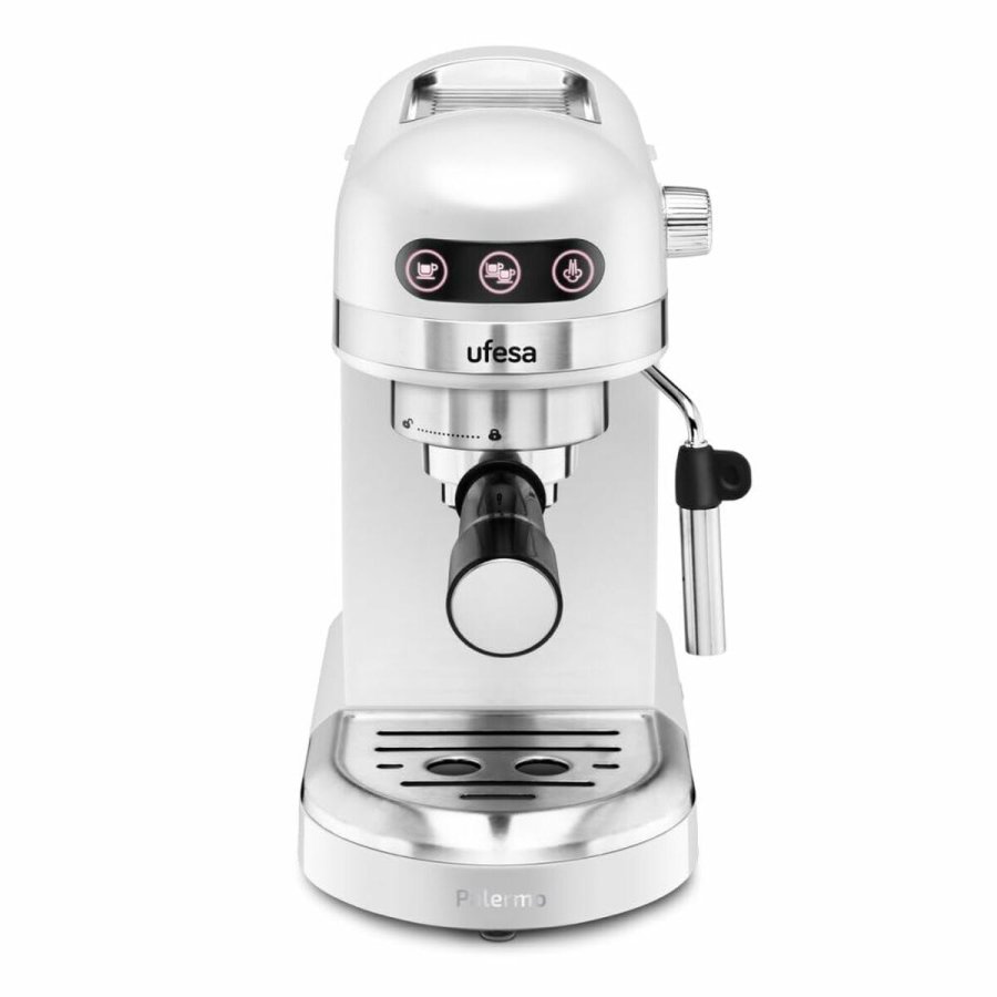 Hurtig manuel kaffemaskine UFESA PALERMO WHITE 1350 W 20 bar 1,4 L #2