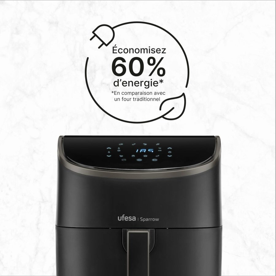 Varmluftsfrituregryde UFESA SPARROW Sort 6 L #3