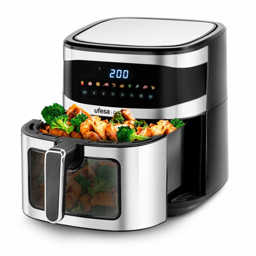Varmluftsfrituregryde UFESA Cardinal Sort 1700 W 6 L #1