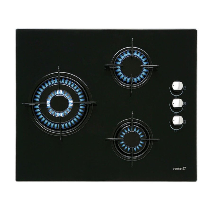 Gasplade Cata CIB 6021 BK 60 cm 8100 W #1