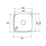Vask med et rum Cata CB4040 Stl #5