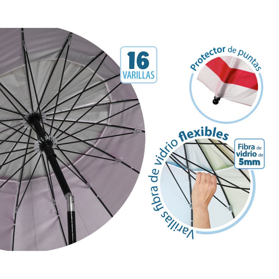 Solskrm  220 cm SPF50+ Anker #3