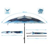 Solsk�rm Bl� � 200 cm SPF50+ P�fugl #5