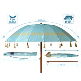 Solskrm Bl  240 cm SPF50+ #5