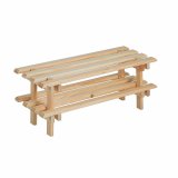 Skostativ Astigarraga Evolution Natur Fyrretr Kan stables 30 x 25,9 x 75 cm #1