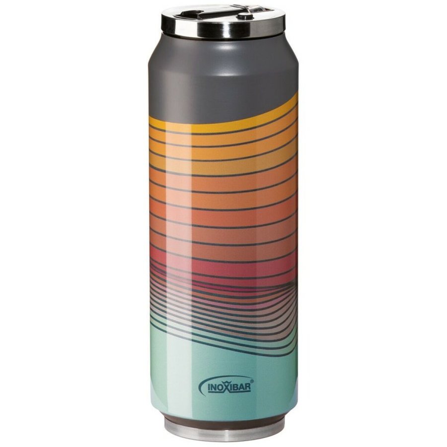 Rejse termo kolbe Inoxibar 61267 RED WAVES Rd 700 ml #1
