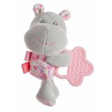 Bidering til baby Hippo Pink 20 cm 20cm #1