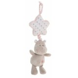Bamse rangle Flodhest 35 cm Pink #1