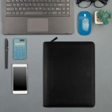 Dokumentmappe med lynls Finocam Andrea 26,5 x 33,5 x 4 cm Sort A4 #3