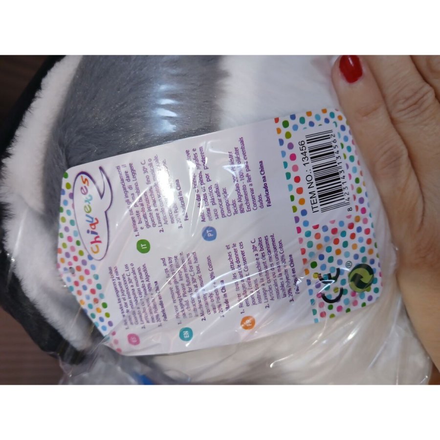 Bamse Artesana Beatriz Husky  Hund 45 cm Plastik #4