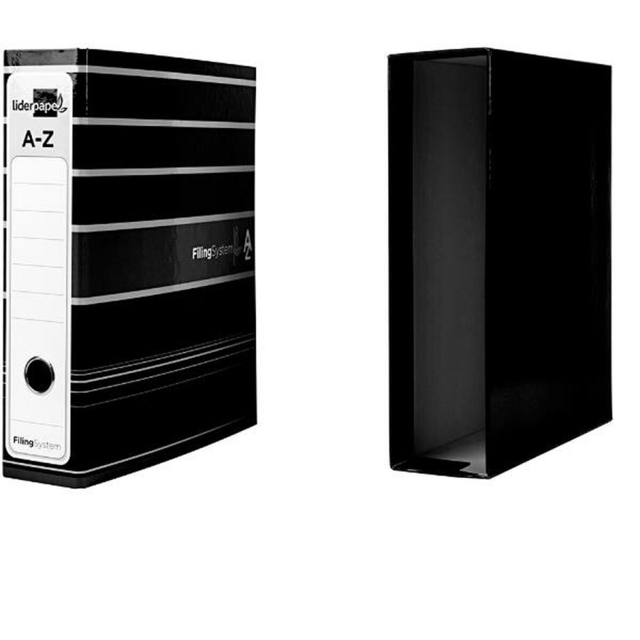 Ringbind Liderpapel AZ15 Sort A4 #1