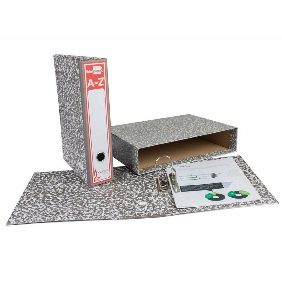 Ringbind Liderpapel AZ49 A4 Gr (1 enheder) #1