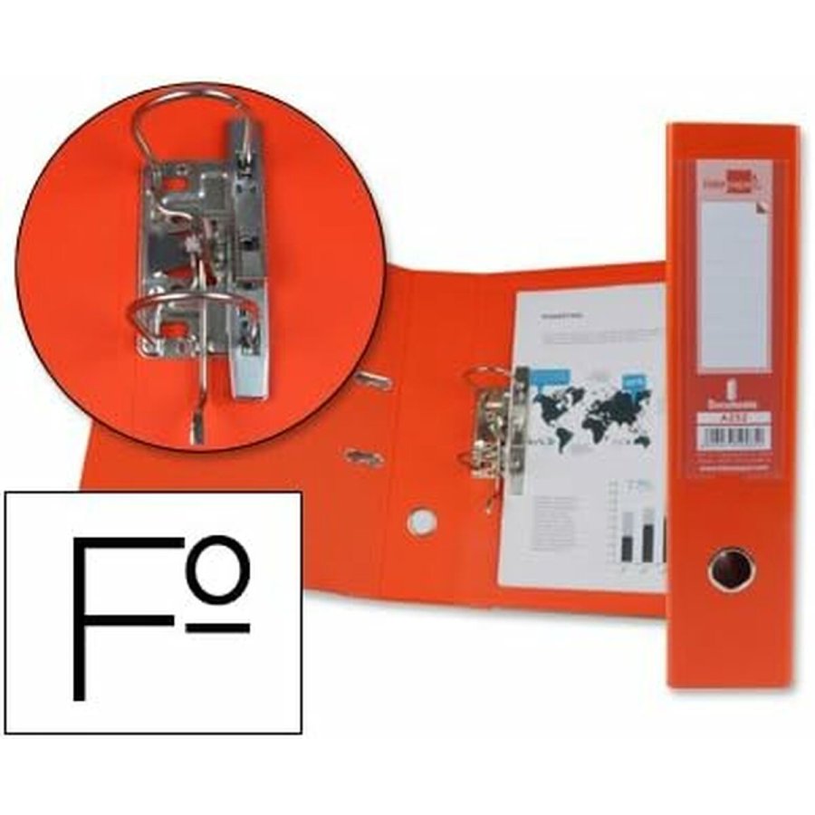 Ringbind Liderpapel AZ52 Gul #1