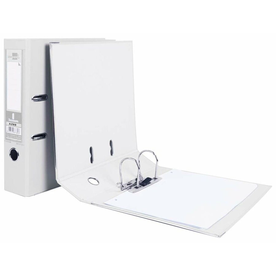 Ringbind Liderpapel AZ69 Hvid A4 #1