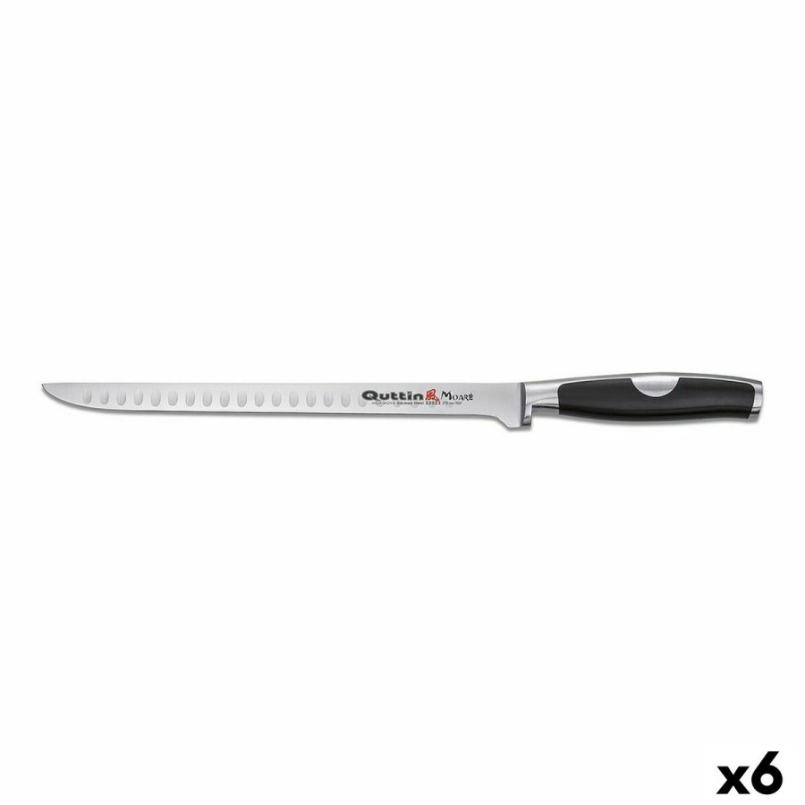 Skinkekniv Quttin Moare Rustfrit stl 6 enheder 2 mm 40 x 3 x 2 cm (27 cm) #1