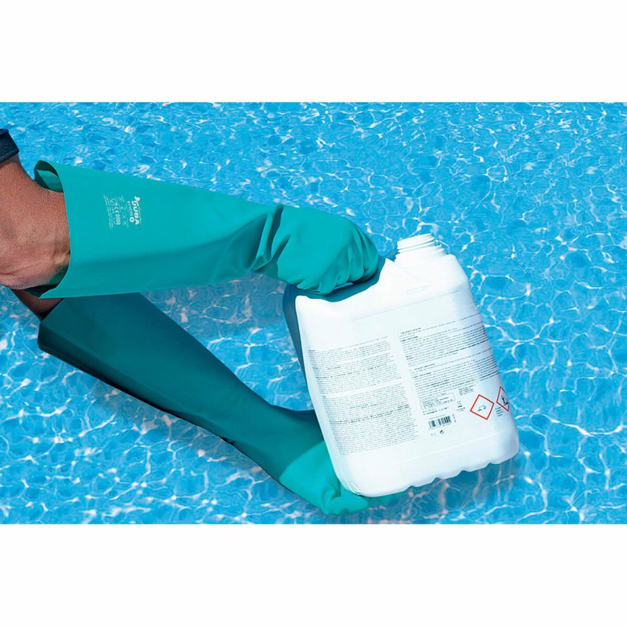 Arbejdshandsker JUBA Grn Satin finish Nitril Swimmingpool #5