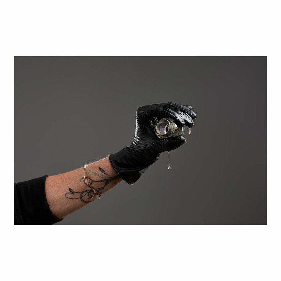 Nitrilhandsker JUBA Agility Grip Sort Uden stv 50 enheder #9
